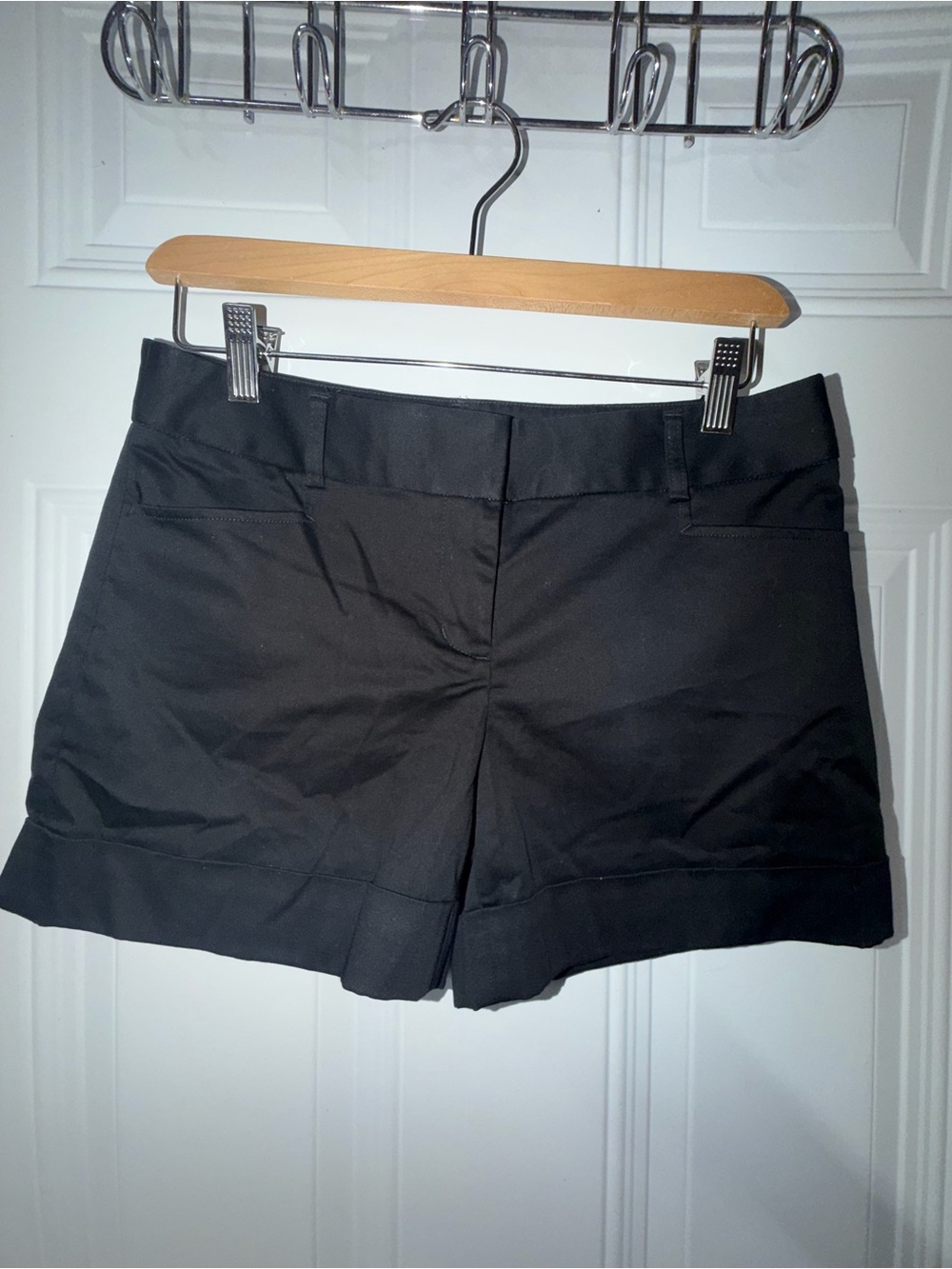 Express Black Cuffed Women's Shorts